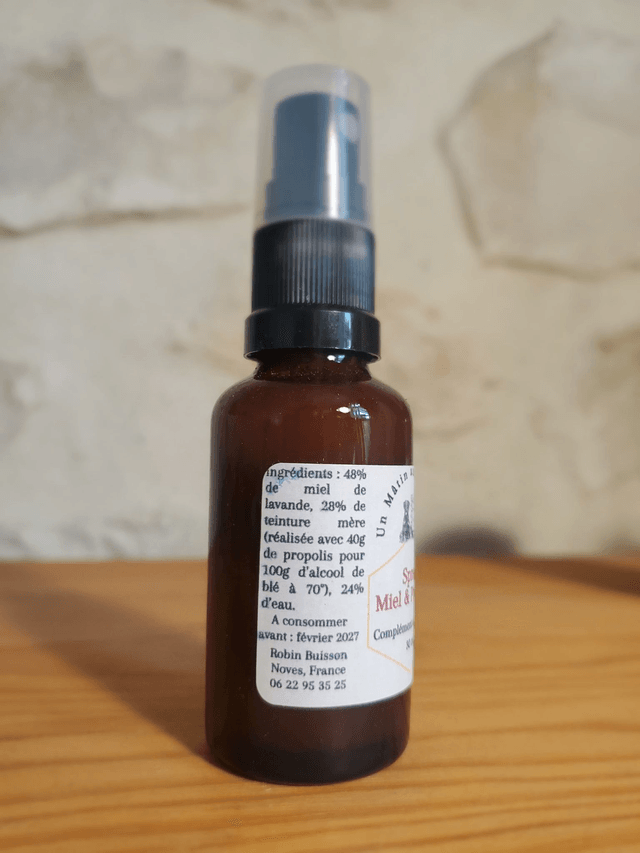 Spray miel & propolis (30mL)