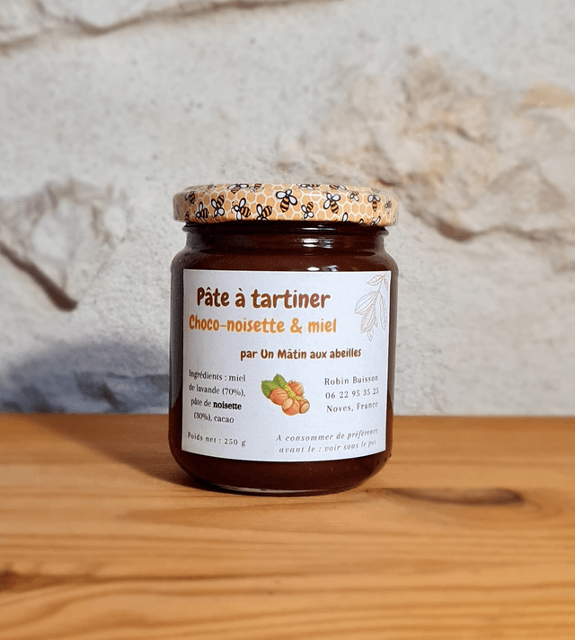 Pâte à tartiner choco-noisette & miel