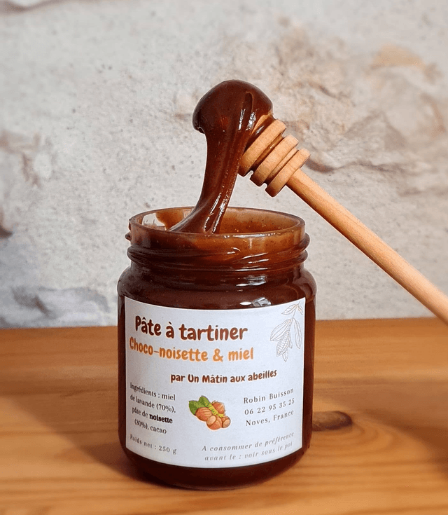 Pâte à tartiner choco-noisette & miel