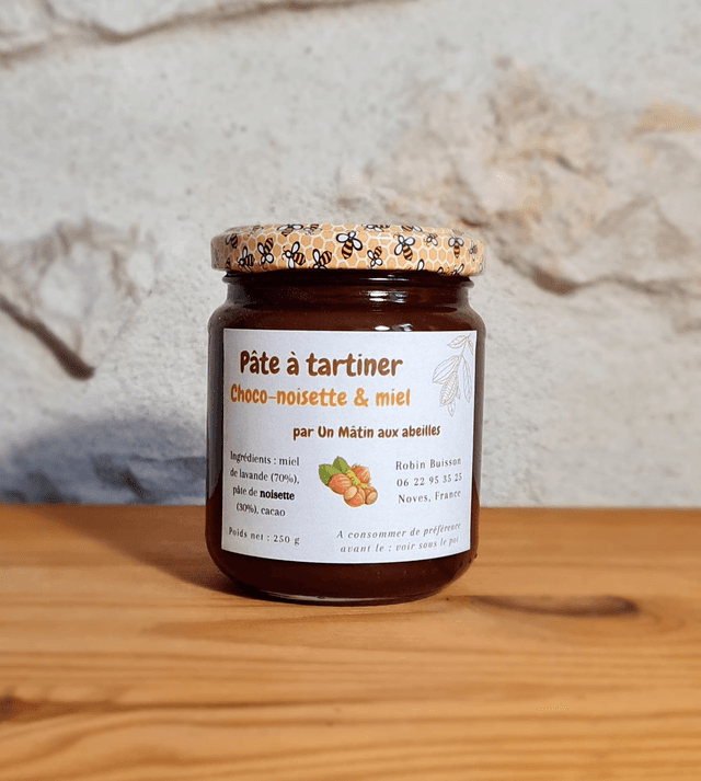 Pâte à tartiner choco-noisette &amp; miel